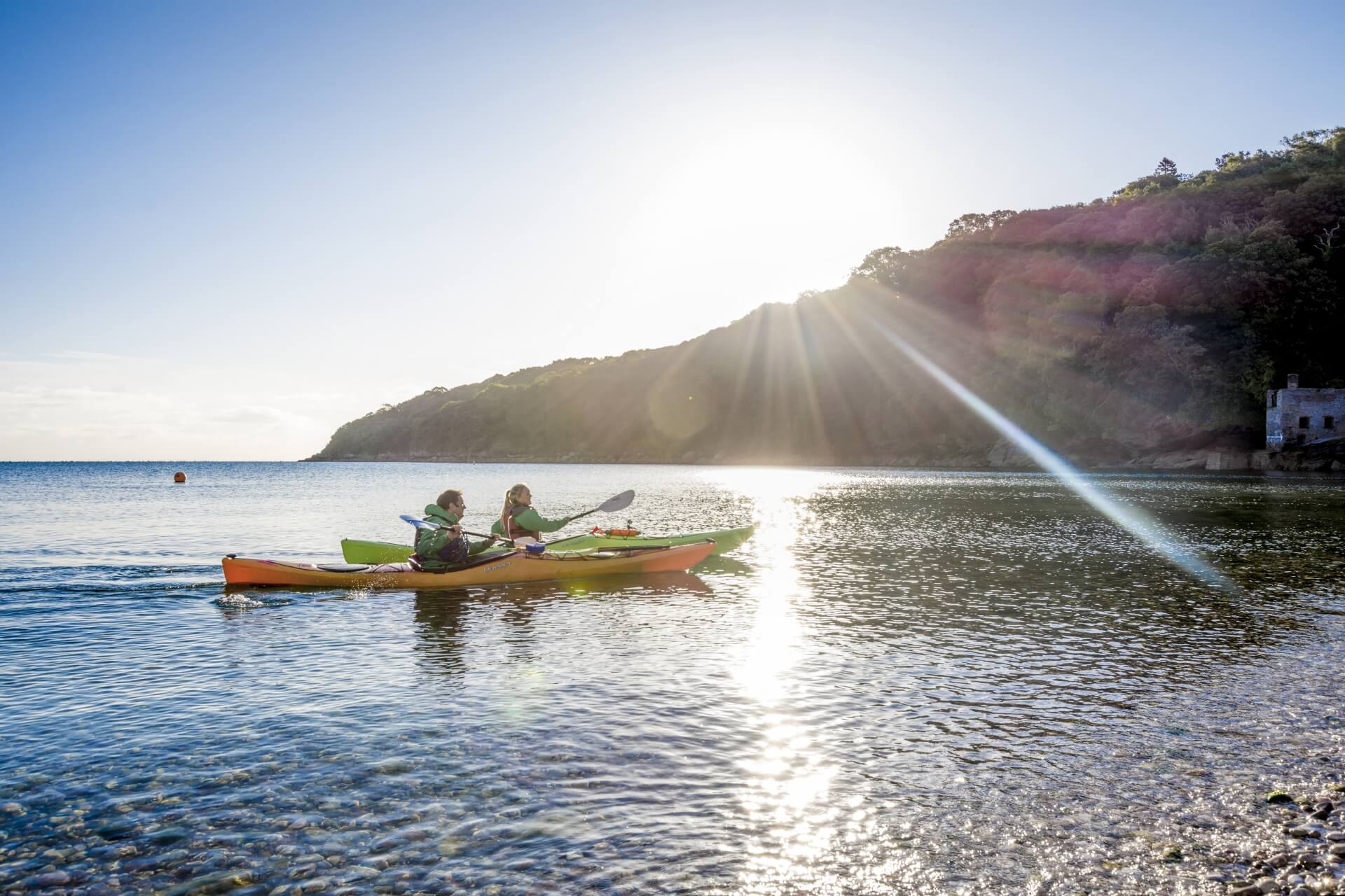 Kayaking on The English Riviera