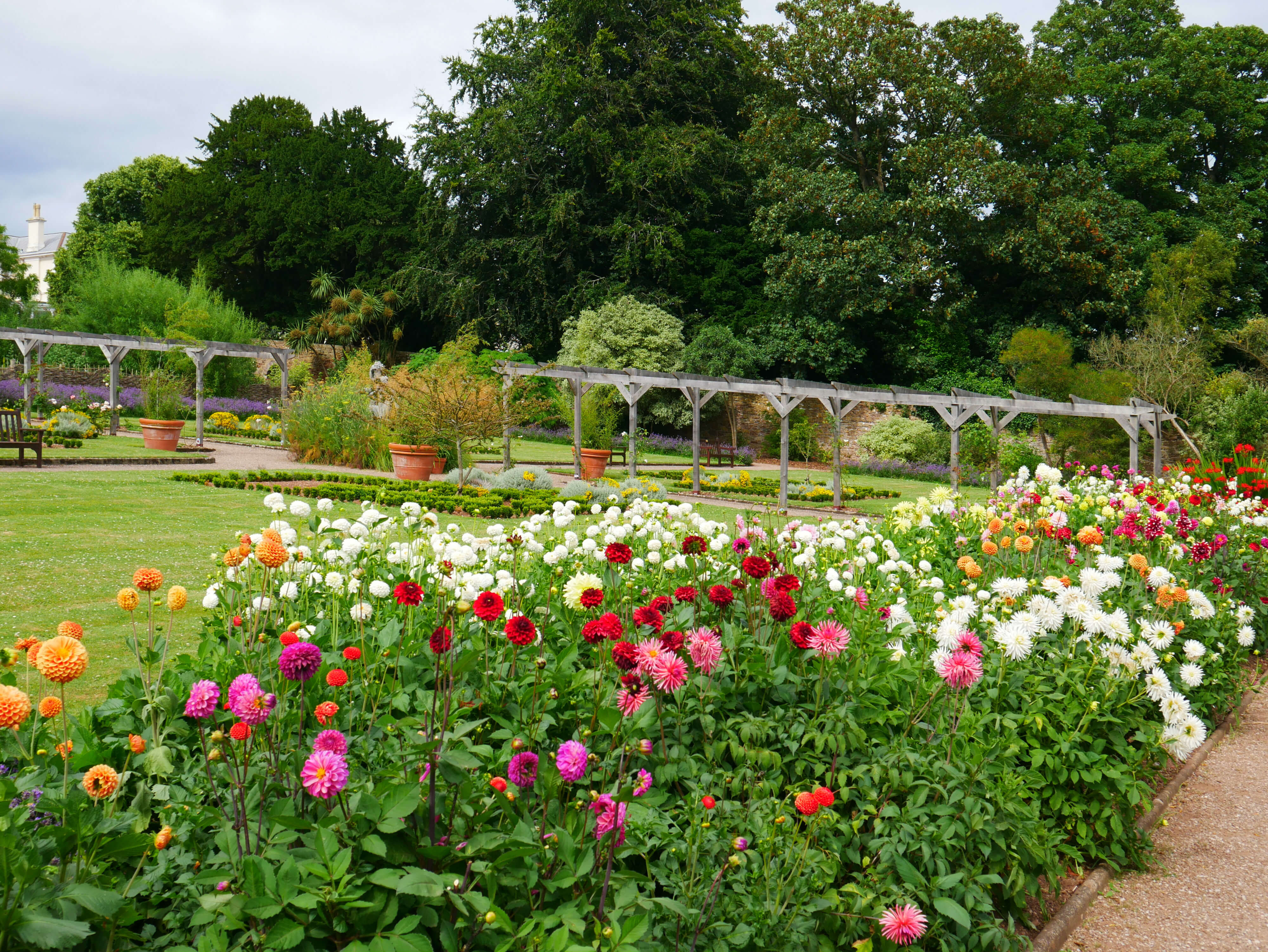 Short breaks in Torquay - the walled garden in Torre Abbey, an all year round attraction.